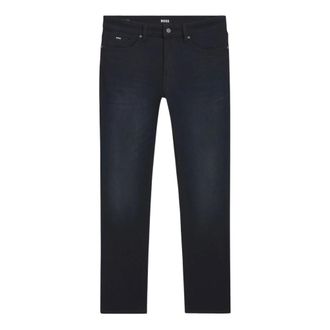 HUGO BOSS Hugo, Slim-fit Jeans, male, Blue, Size: W34 L34 Delaware Slim Fit Jeans