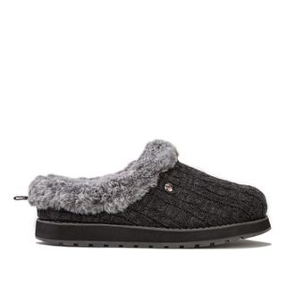 Skechers Keepsakes Ice Angel pantoffels voor dames in antracietgrijs
