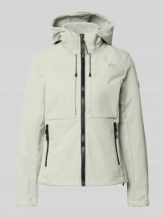 Superdry Trekker Jacke mit Kapuze und Label-Patch in Mint, Gr&ouml;&szlig;e XXL