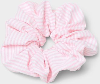Simons Womens Large parasol-stripe scrunchie