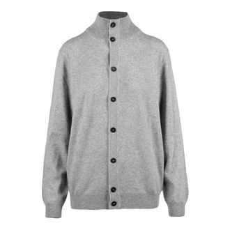 KANGRA Truien & Vesten, Heren, Grijs, L, Wol, Cardigan Lupetto