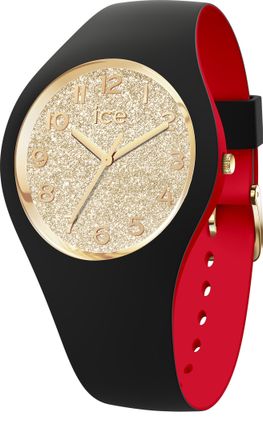 Ice Watch Ice Watch Ice Loulou - Black Gold Glitter WoMens 022325 Silicone - One Size