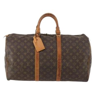 Louis Vuitton Pre-owned Weekend Bags, female, Brown, Size: ONE SIZE Pre-owned Boston Bag