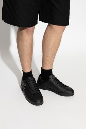 Dolce & Gabbana Portofino Sneakers, Mens, Black