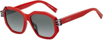 Givenchy Stijlvolle zonnebril met C9A/9O kleurcode - Dames - Zonnebrillen - Rood - 54 MM - Accessoires