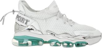 Plein Sport Runner Sneaker - unisex - Hardloopschoenen - Wit - 44 EU - Polyester - Fitness