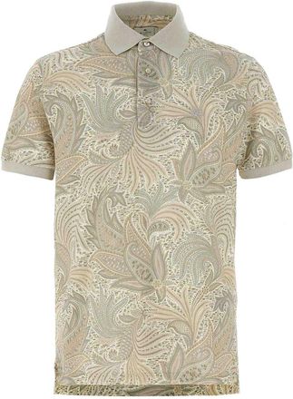 Etro Polo Paisley Flowers