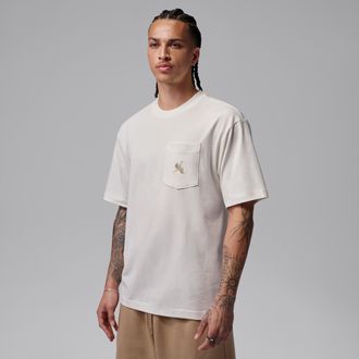 Nike Jordan Mens Jordan T-Shirt in White | IF3069-133