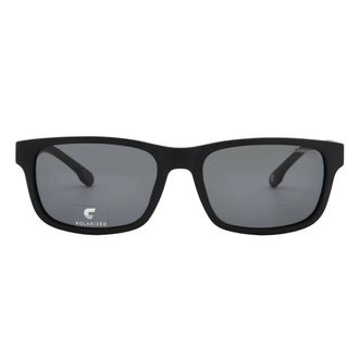 Carrera Polairzed Grey Rectangular Mens Sunglasses CARRERA 299/S 0003/M9 57
