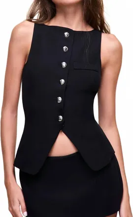 Guizio Troyes Top In Black