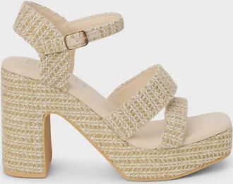 Matisse Footwear Womens Alessia Platform Heel In Beige