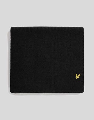 Lyle & Scott Lyle And Scott Mens Everyday Scarf - Black - Size: 1SZ