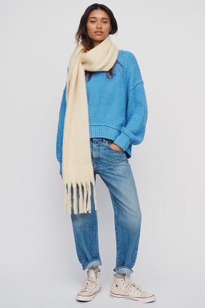 Pilcro Rooney Relaxed Crew Neck Sweater