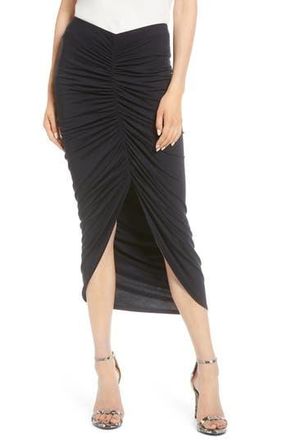 Bailey 44 Santorini Ruched Front Skirt in Midnight at Nordstrom Rack, Size Large