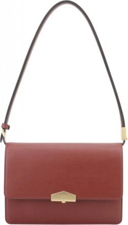 Pourchet Anjou Crossbody Tas - Dames - Schoudertassen - Rood - ONE Size - Leer - Tassen