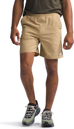 The North Face The North FACE Mens Wander Short 2.0 | Moisture Wicking, Water Repellent Finish, Internal Drawcord, Khaki Stone, S