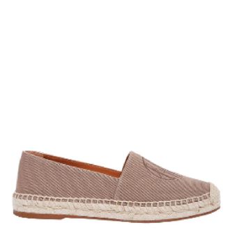 Chlo&eacute; Pary Logo Embroidered Espadrilles, Brand Size 38 (US Size 8)