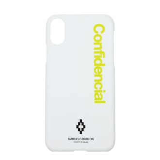 Marcelo Burlon I Phone Case I Phone X Damens Wei&szlig;er Kunststoff