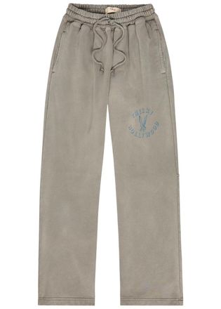 Cherry Los Angeles Hollywood Parachute Printed Cotton Sweatpants - Grey - XL