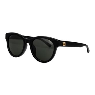 Gucci Oversized Squared Zonnebrillen - unisex - Accessoires - Zwart - Maat: 54 MM
