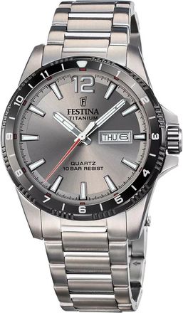 Festina Titanium Horloge - Heren - Horloges - Grijs - ONE Size - Accessoires