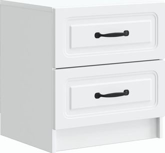 vidaXL Armario De Noche 43 X 34,5 X 44,5 Cm Madera De Ingenier&iacute;a Vidaxl