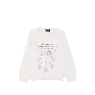 Enfants Riches Deprimes Graphic-print Distressed Cotton Sweatshirt