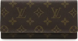 Louis Vuitton Brown Monogram Monogram Long Wallet (Bi-Fold) (Pre-Owned)