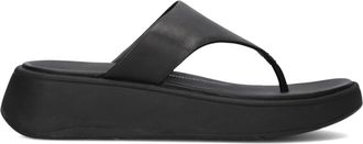 FitFlop Schoenen, Dames, Zwart, 40 EU, Leer, Zwarte Leren Slides FW4 Stijl