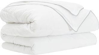 vidaXL Edred&oacute;n De Todo El A&ntilde;o Blanco 200 X 200 Cm Fibra De Bamb&uacute; Vidaxl