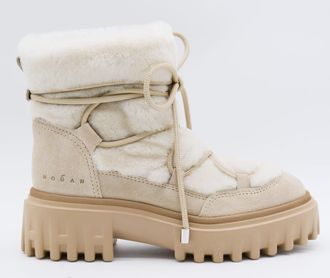 Hogan Cream Boots