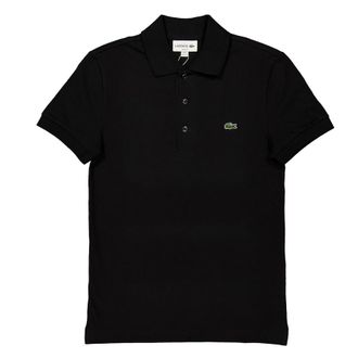 Lacoste Stretch Pique Short-Sleeve Slim Fit Polo Shirt, Brand Size 1 (XX-Small)