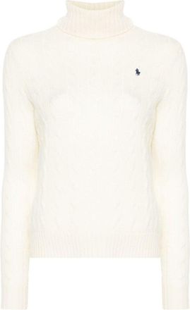 Polo Ralph Lauren Cable-Knit Wool-Cashmere Blend Turtleneck Sweater