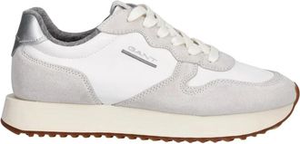 GANT Bevinda Sneakers - Dames - Sneakers - Wit - 41 EU - Leer - Schoenen