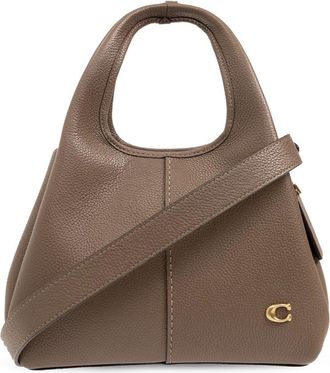 Coach Schoudertas met logo - Dames - Handtassen - Bruin - ONE Size - Leer - Tassen