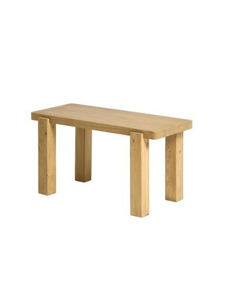 Hannun Banco de madera color natural 80 cm