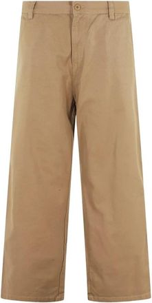Carhartt Work in Progress Brady Wide-leg Broeken - Heren - Wijde Broeken - Beige - S - Broeken