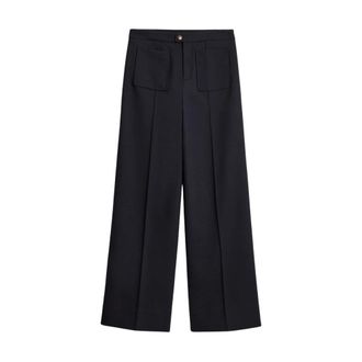 SOEUR Soeur, Broeken, Dames, Blauw, S, Wol, Harry Broek