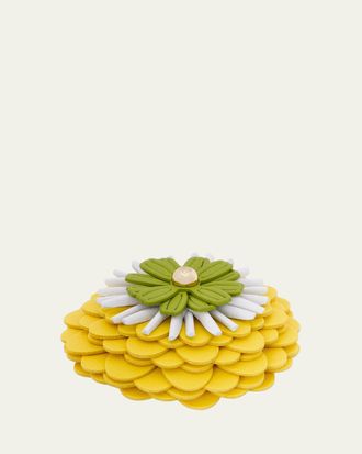 Loewe Flower Leather Pin