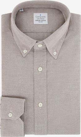 Giampaolo Langarm-Hemd aus Baumwollflanell