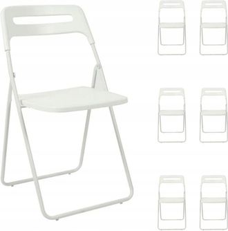 OEM Sillas Plegables De Pl&aacute;stico Blanco Para Terraza, Camping, Jard&iacute;n, Salas De Espera