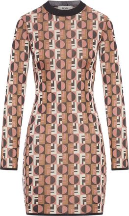 Fendi Abito da giorno Optical - Rosa