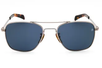 David Beckham DB7019S Rectangular Metal Sunglasses - Silver
