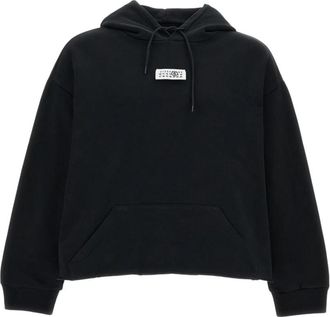 Maison Margiela Hoodie van katoen - Heren - Hoodies - Zwart - L - Katoen - Hoodies & sweatvesten