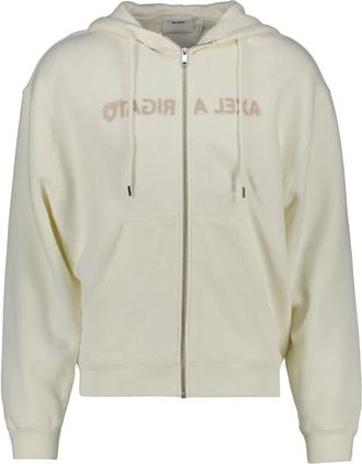 Axel Arigato Rhys Zip-Up Hoodie - Heren - Vesten met rits - Beige - XL - Katoen - Hoodies & sweatvesten