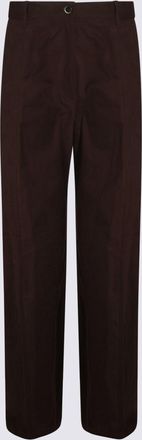 Nine In The Morning Brown Cotton Pants