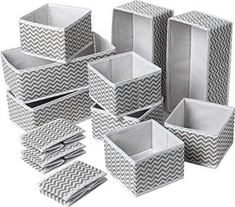 OEM Organisateur De Tiroir - Non-tiss&eacute; Pliable - Compartiments R&eacute;glables - Pour Sous-v&ecirc;tements Soutiens-gorge Chaussettes - Lot De 12 Pi&egrave;ces