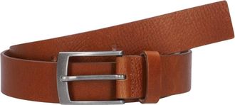 Stefano Lauran Accessoires, Heren, Bruin, 115 CM, Leren Riem