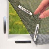 OEM Reja Para Ventana Con Innovador Sistema De Fijaci&oacute;n Magn&eacute;tica. Apta Para Rejas De Hasta 150 X 130 Cm, Se Puede Cortar A Medida. No Requiere Taladros N
