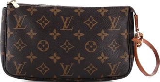Louis Vuitton Pochette Accessoires Monogram Canvas clutch bag - Bruin